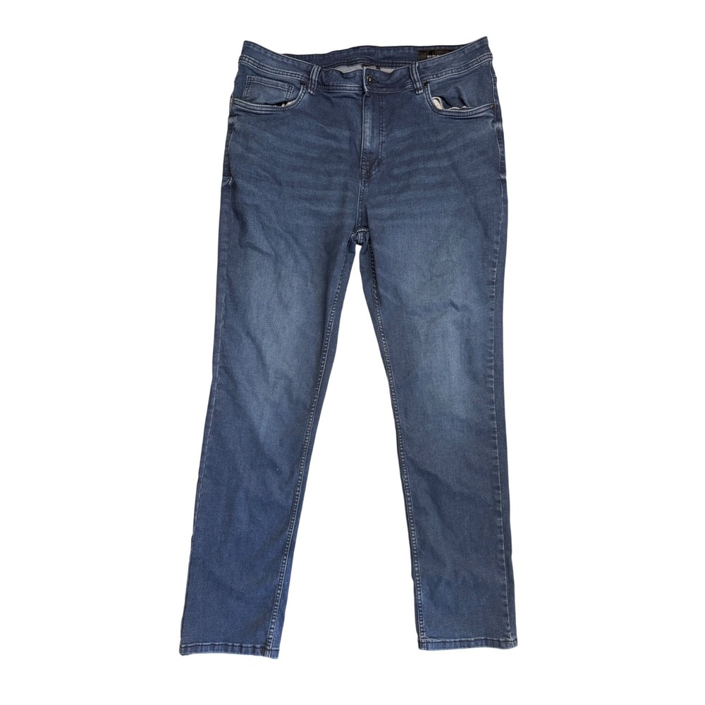 The Perfect Jean NYC Slim Thick Dark Wash Blue Stretch Denim Jeans 40x34